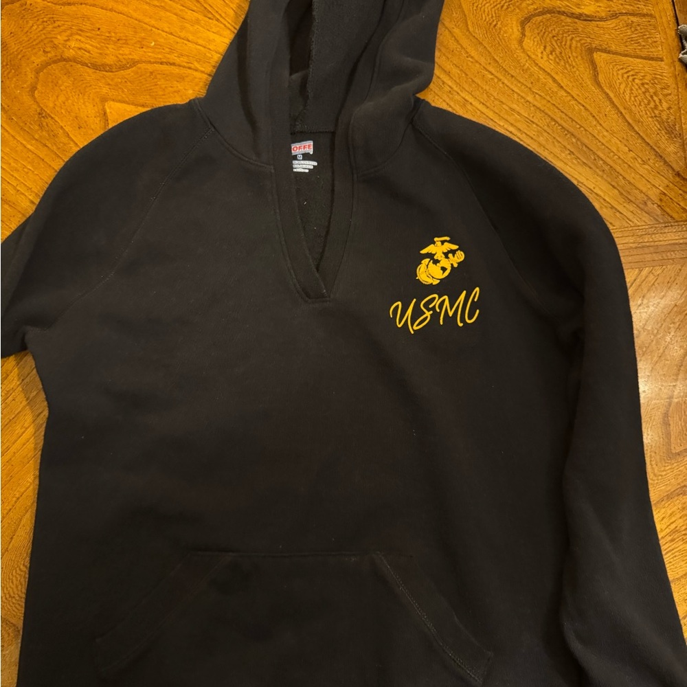 Soffe Black USMC Hoodie